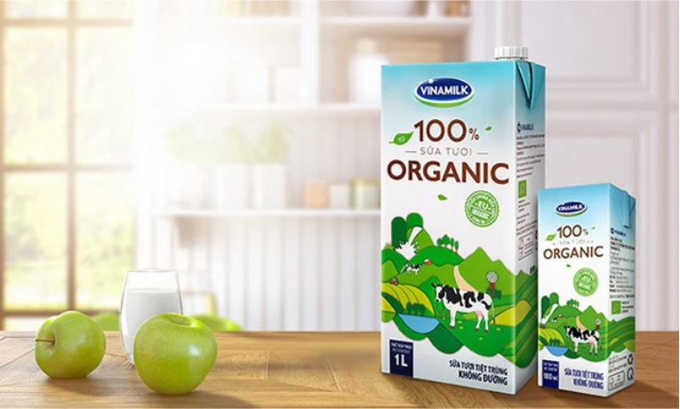 Bao bì sữa Vinamilk năm 2016.