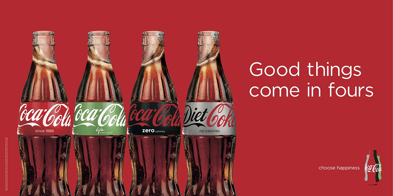 Coca Cola bùng nổ chiến dịch "One-brand" cho thiết kế bao bì mới.